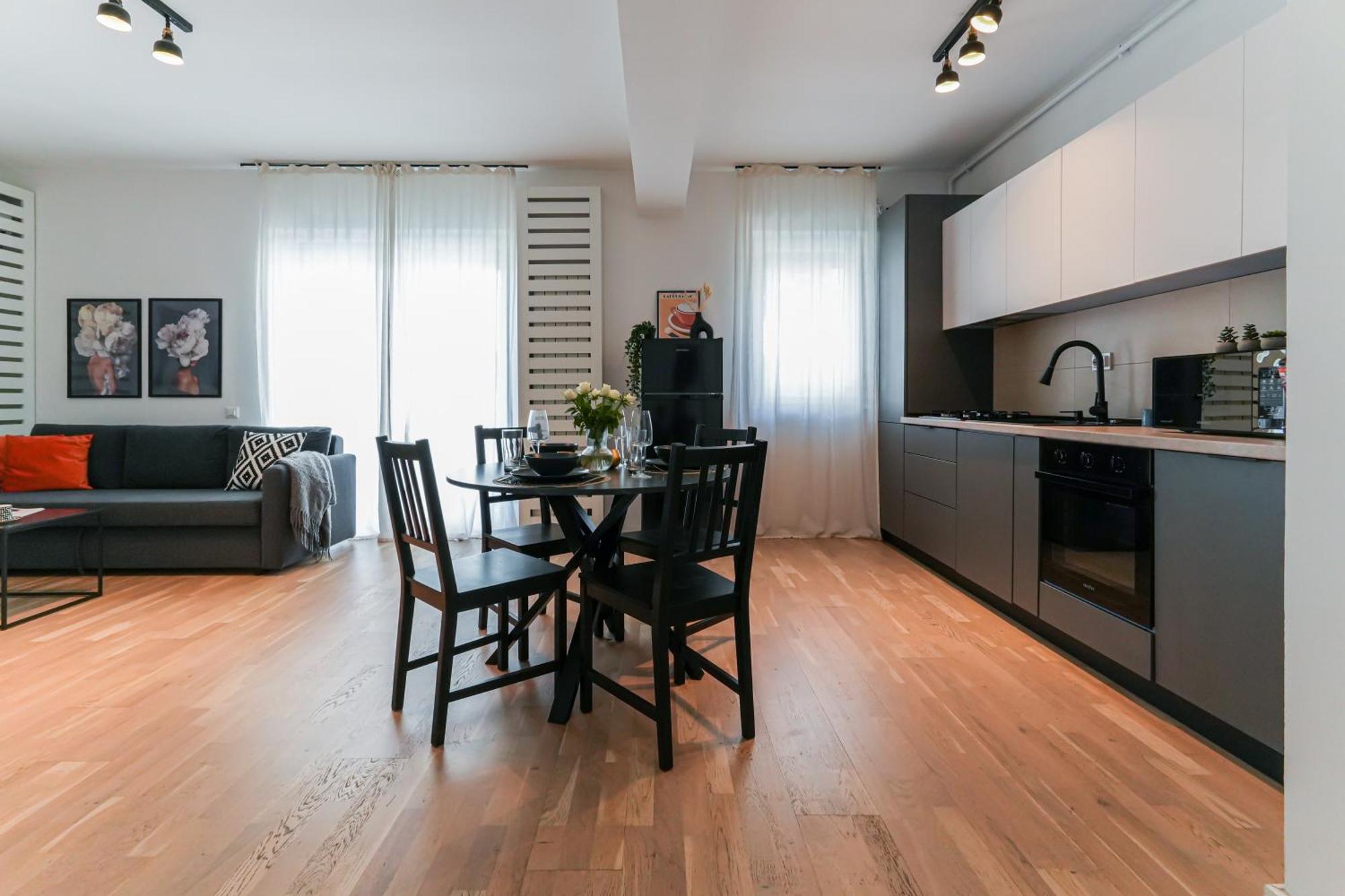 Maria - Modern Apartment With Parking And Workspace บูคาเรสต์ ภายนอก รูปภาพ
