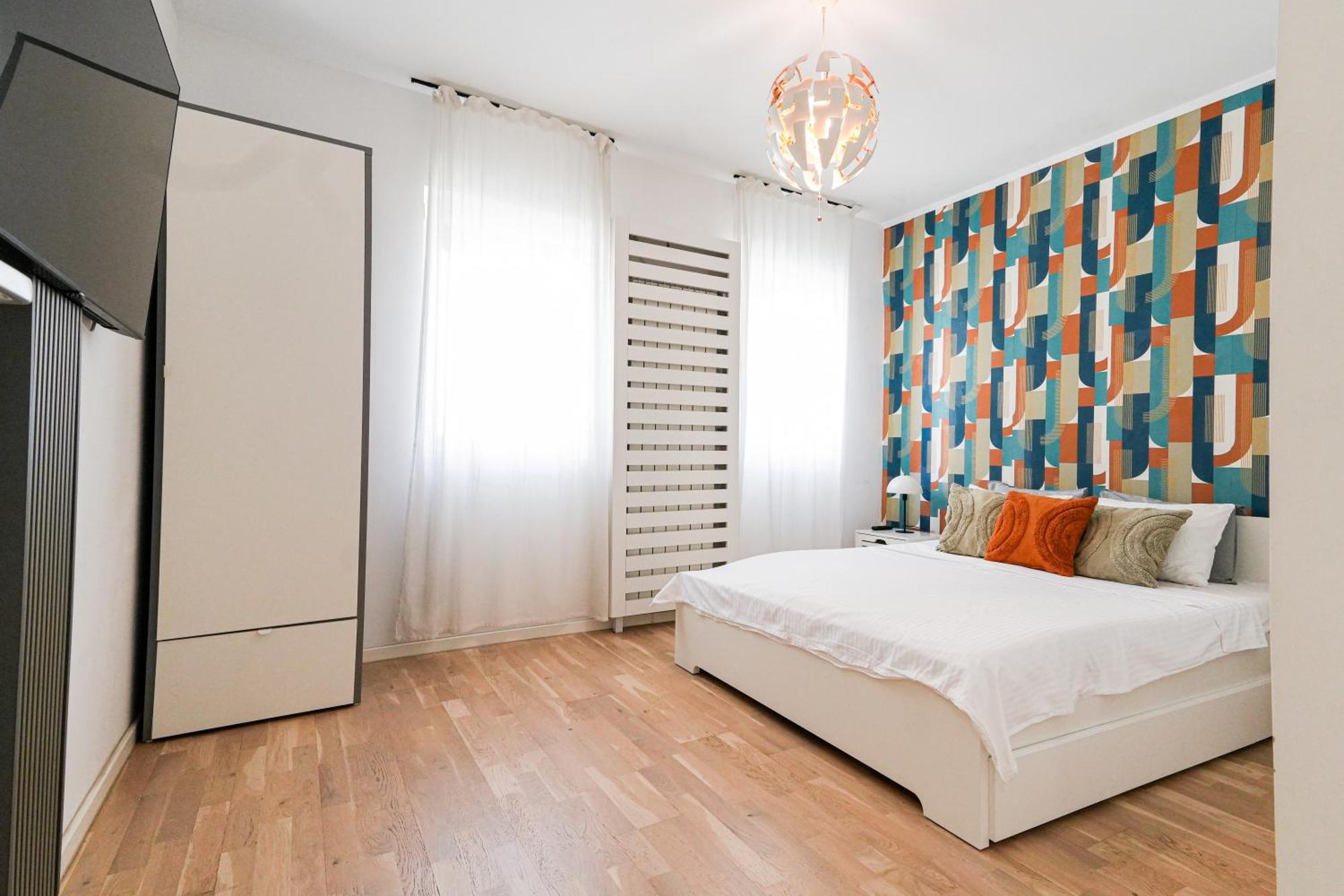Maria - Modern Apartment With Parking And Workspace บูคาเรสต์ ภายนอก รูปภาพ